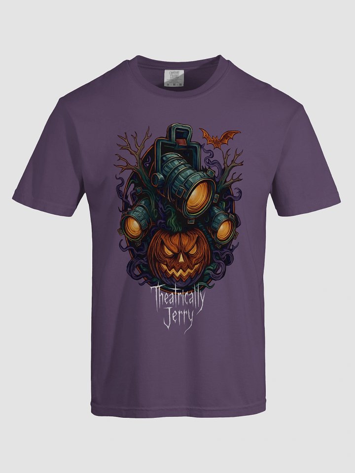 Theatrically Jerry: Halloween Series "Menacing Jack-O'-Lantern" Stage Lights T-Shirt product image (1)