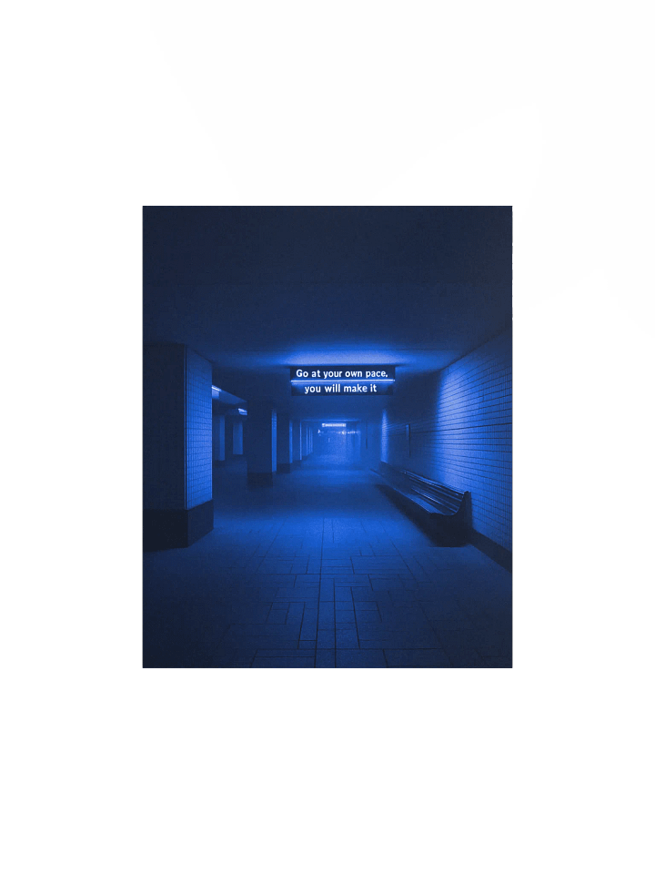 "Go at your own pace" Matte Poster product image (3)