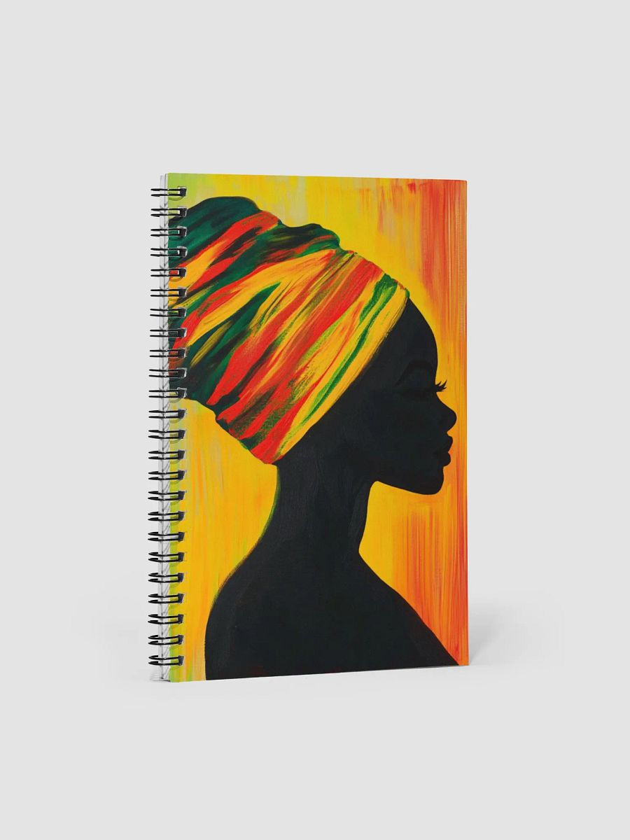 Vibrant Silhouette Spiral Notebook product image (1)