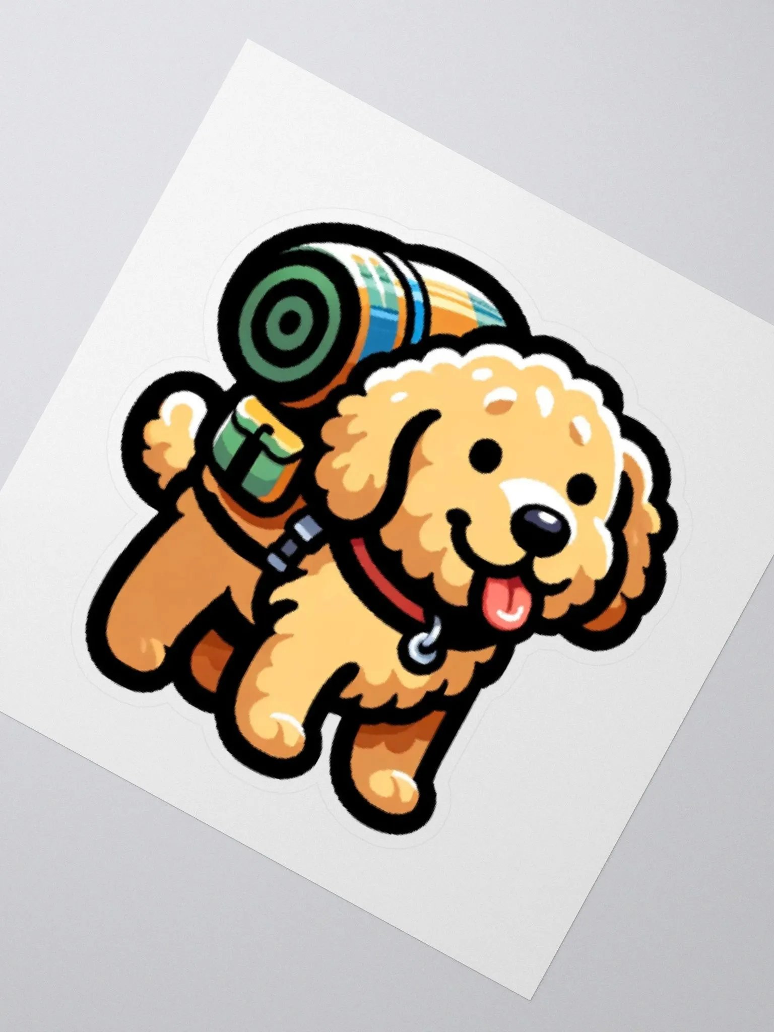 Leo the Hiking Dog Sticker product image (2)