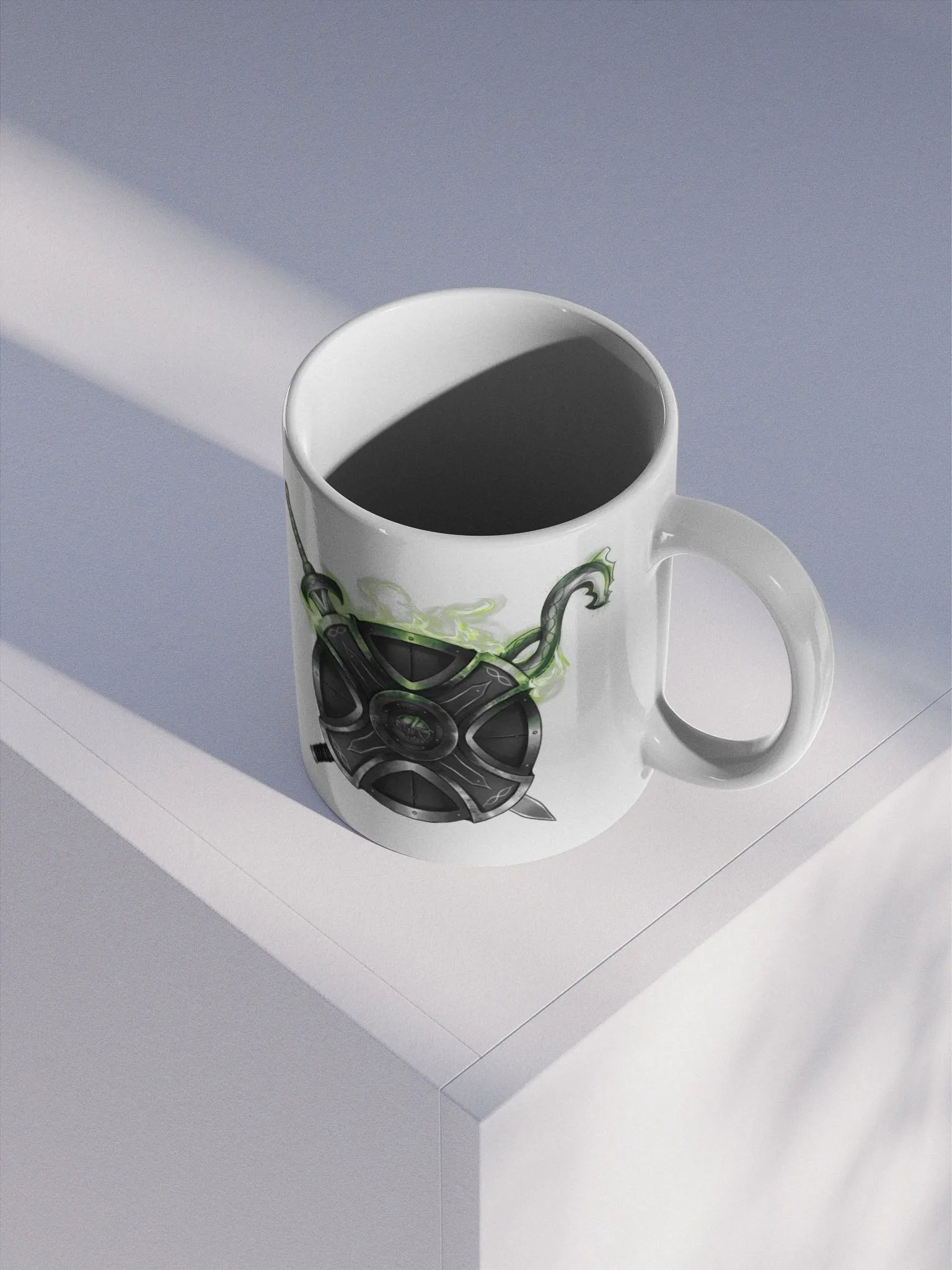 #Armory White Glossy Mug product image (3)