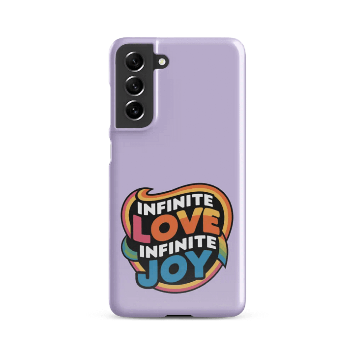 Infinite Love Infinite Joy Snap Case for Samsung (Purple) product image (2)