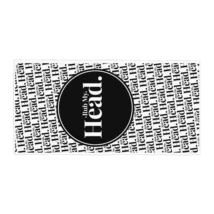 Rub My Head 30" x 60" Towel product image (1)