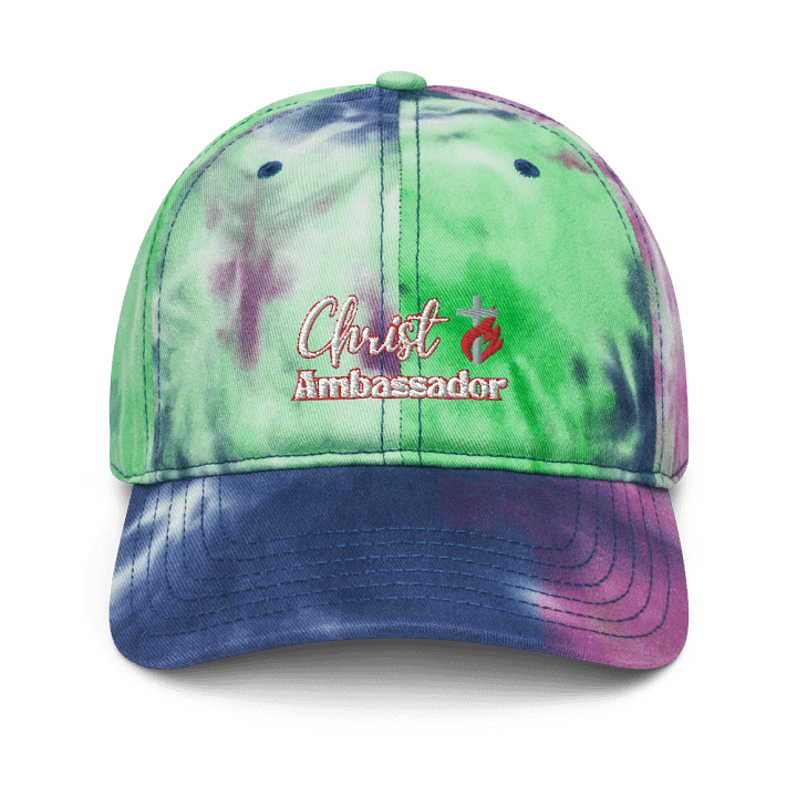 Christ Ambassador Tie-Dye Dad Hat product image (1)