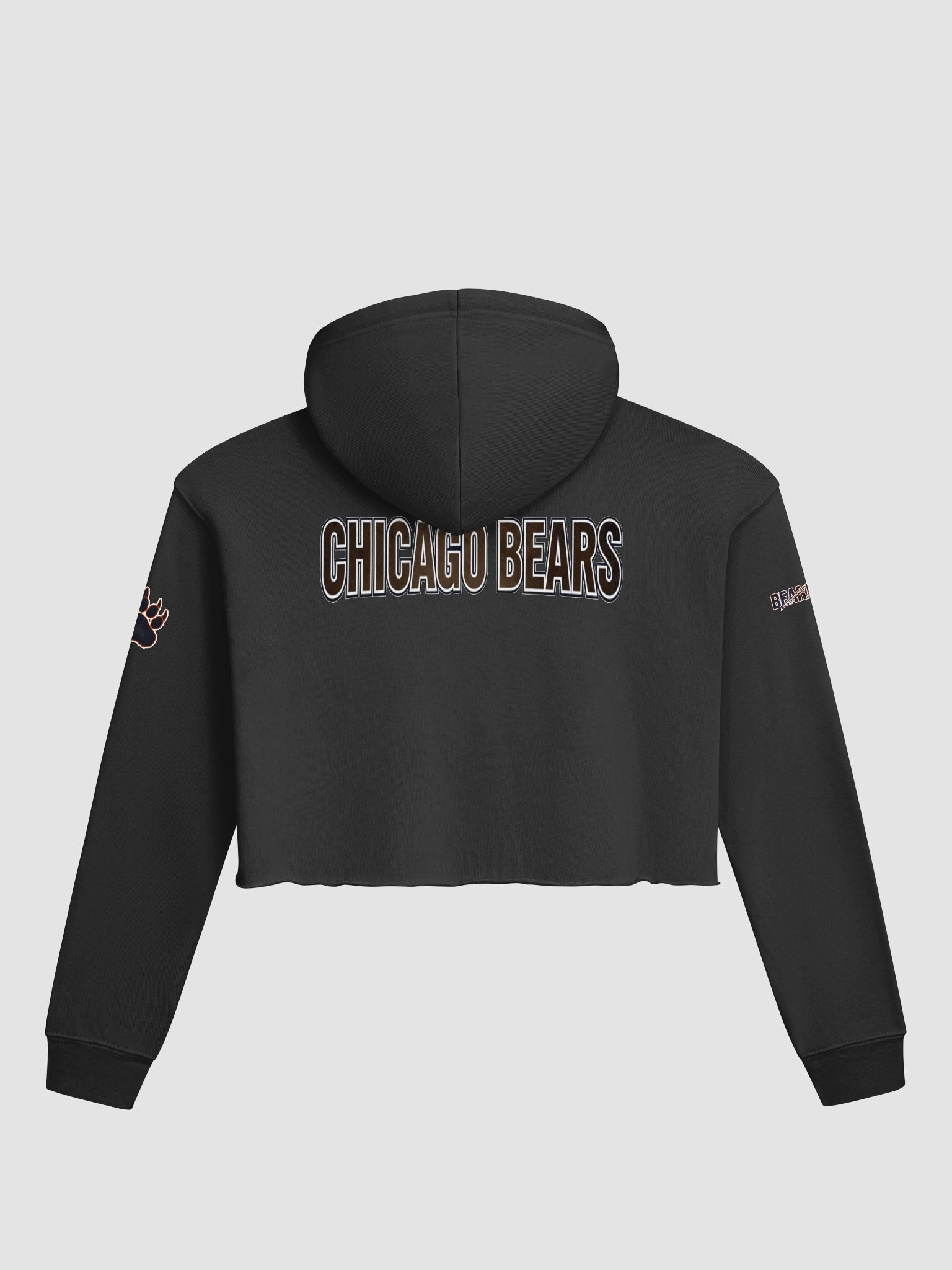 Claws Up Women’s Fleece Crop Hoodie (Collector’s Edition) | Chicago Bears | NFL Home Locker product image (11)