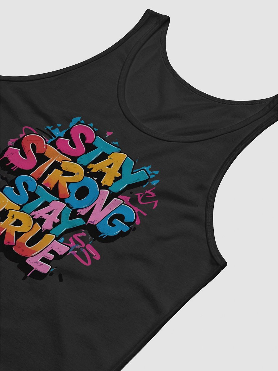 Stay Strong Stay True Tank Top – Unisex Bella + Canvas Jersey Fit product image (3)