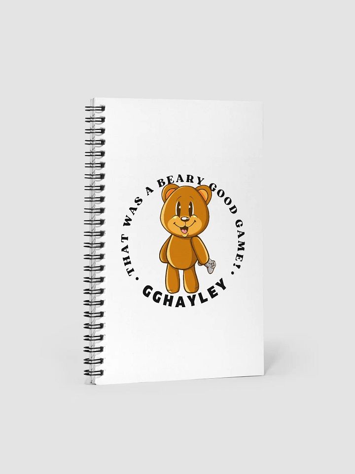 Beary Good Game Notebook product image (1)