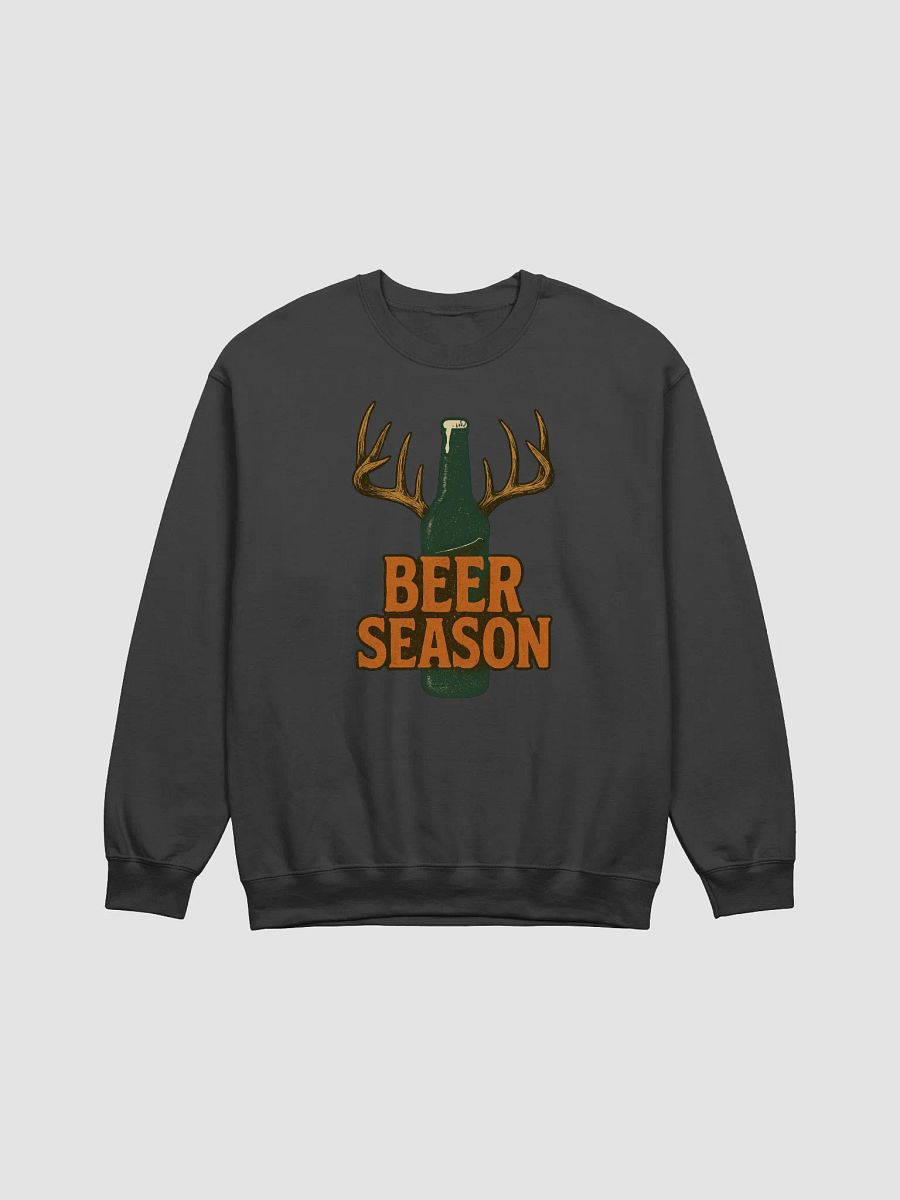 Vintage Beer Season Crewneck Sweatshirt – Funny Outdoorsman Humor product image (8)