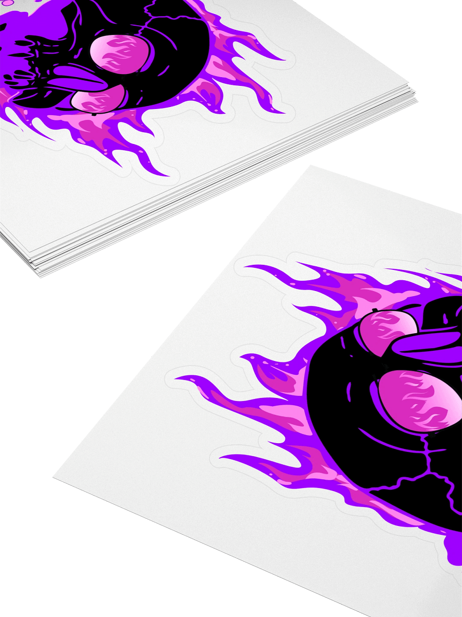 Large My Everything Hurts! Purple Skull Sticker product image (4)