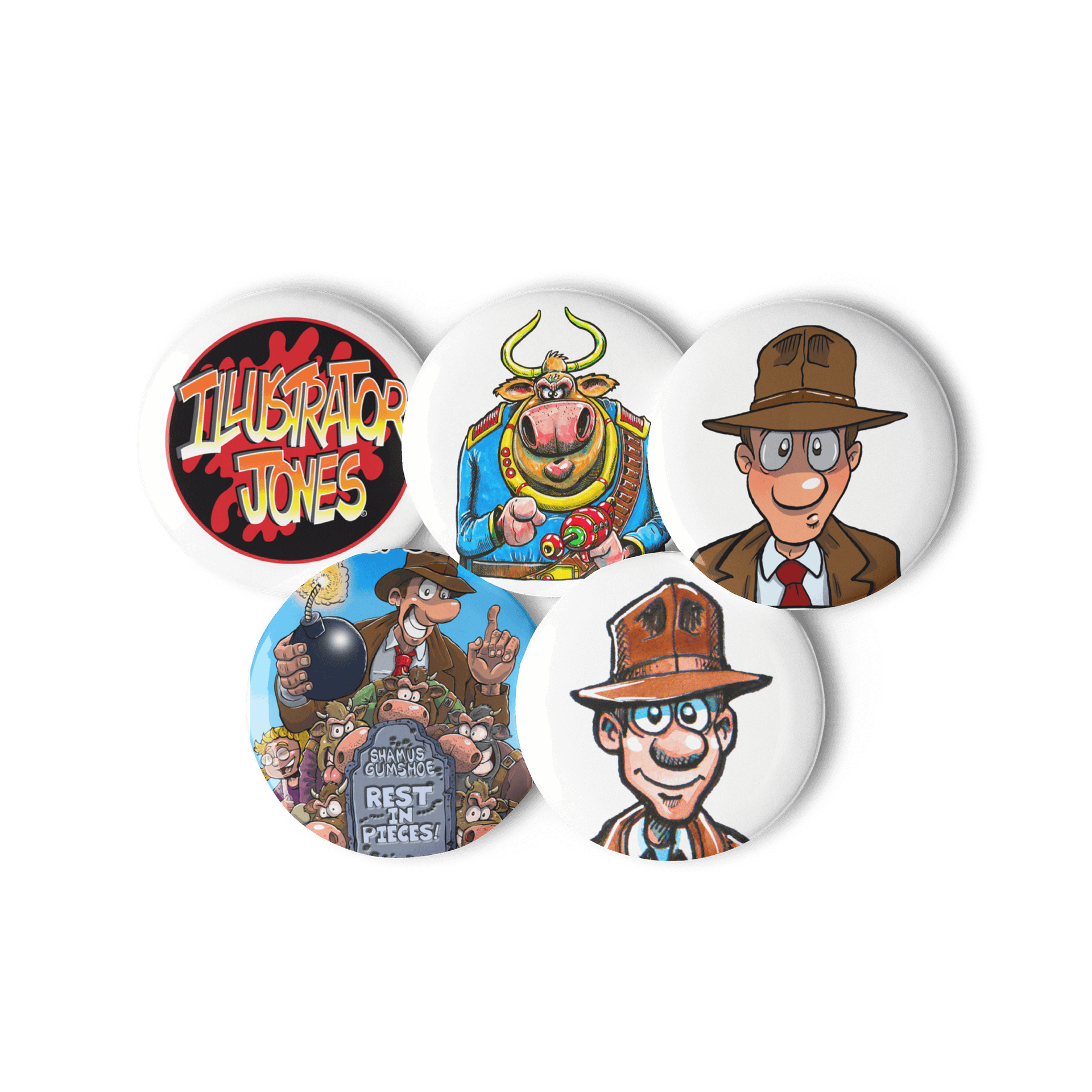 Illustrator Jones Pin Collection product image (3)