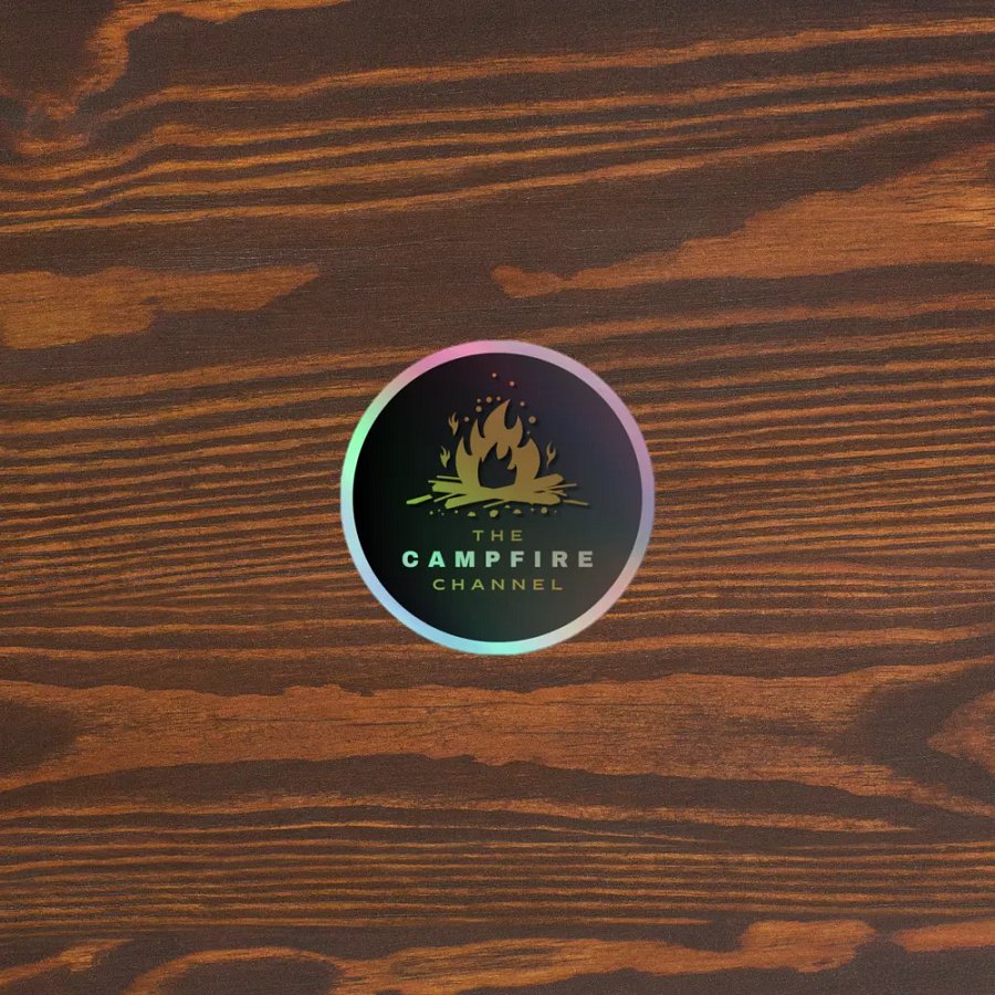 Campfire Holographic Sticker product image (3)
