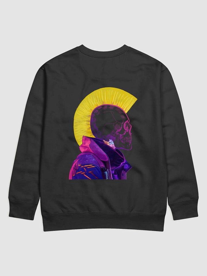 Cyberpunk 2024 Skull Mohawk Pull-over - Cotton Heritage product image (1)