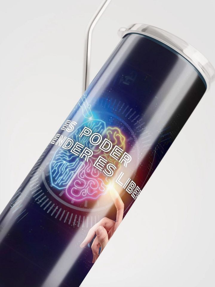 PinkzOff: "Explorador del Conocimiento" Taza de Acero Inoxidable (Steel Tumbler) product image (2)