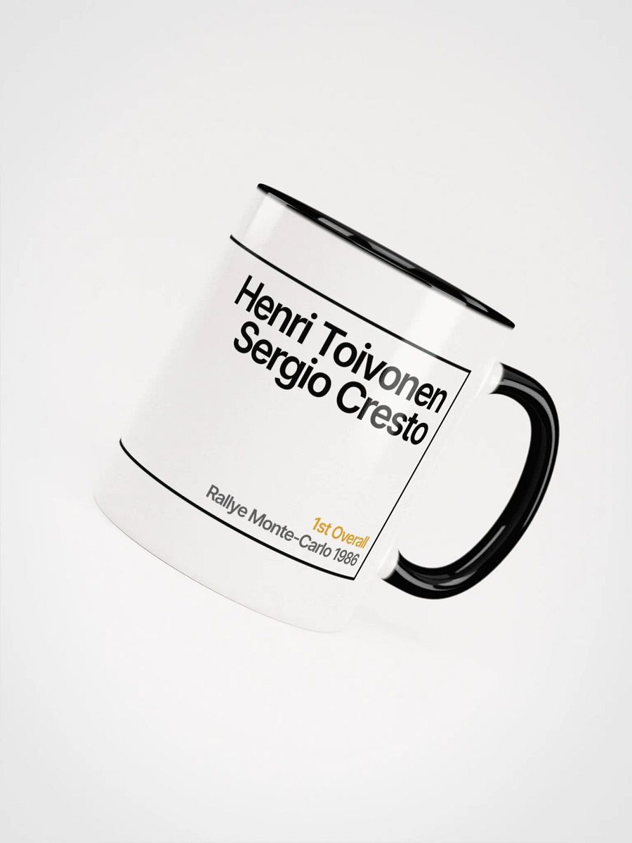 Ceramic Mug / Henri Toivonen / Rallye Monte-Carlo 1986 Number 7 product image (4)