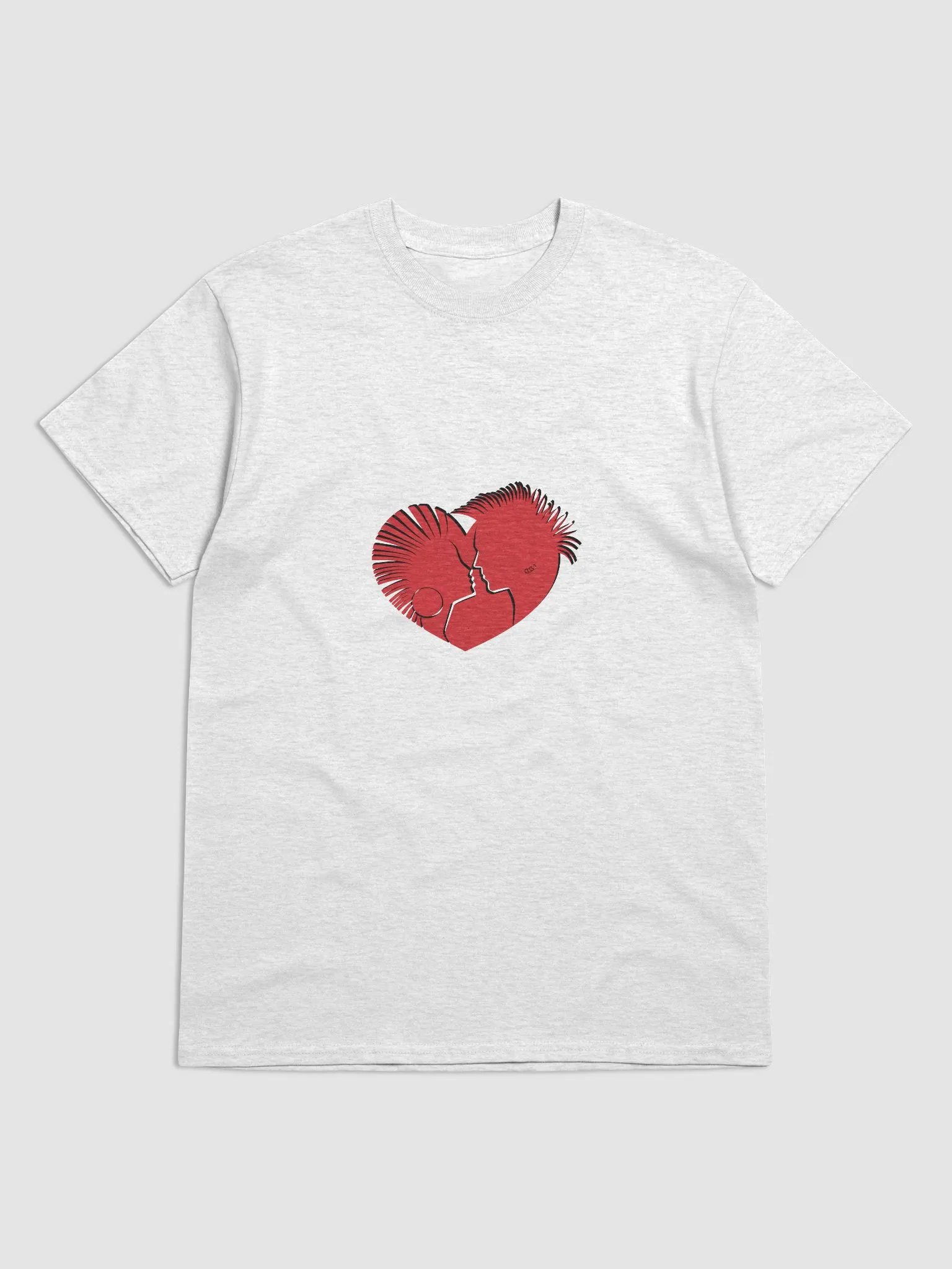 LOVE IN PROFILE HEART, LOVE, PROFILE, RED, PUNK, RETRO, VINTAGE, VALENTINE, VALENTINES DAY, ROMANTIC, ROMANCE, COUPLE, GIRLFRIEND, BOYFRIEND, HUSBAND, WIFE product image (1)