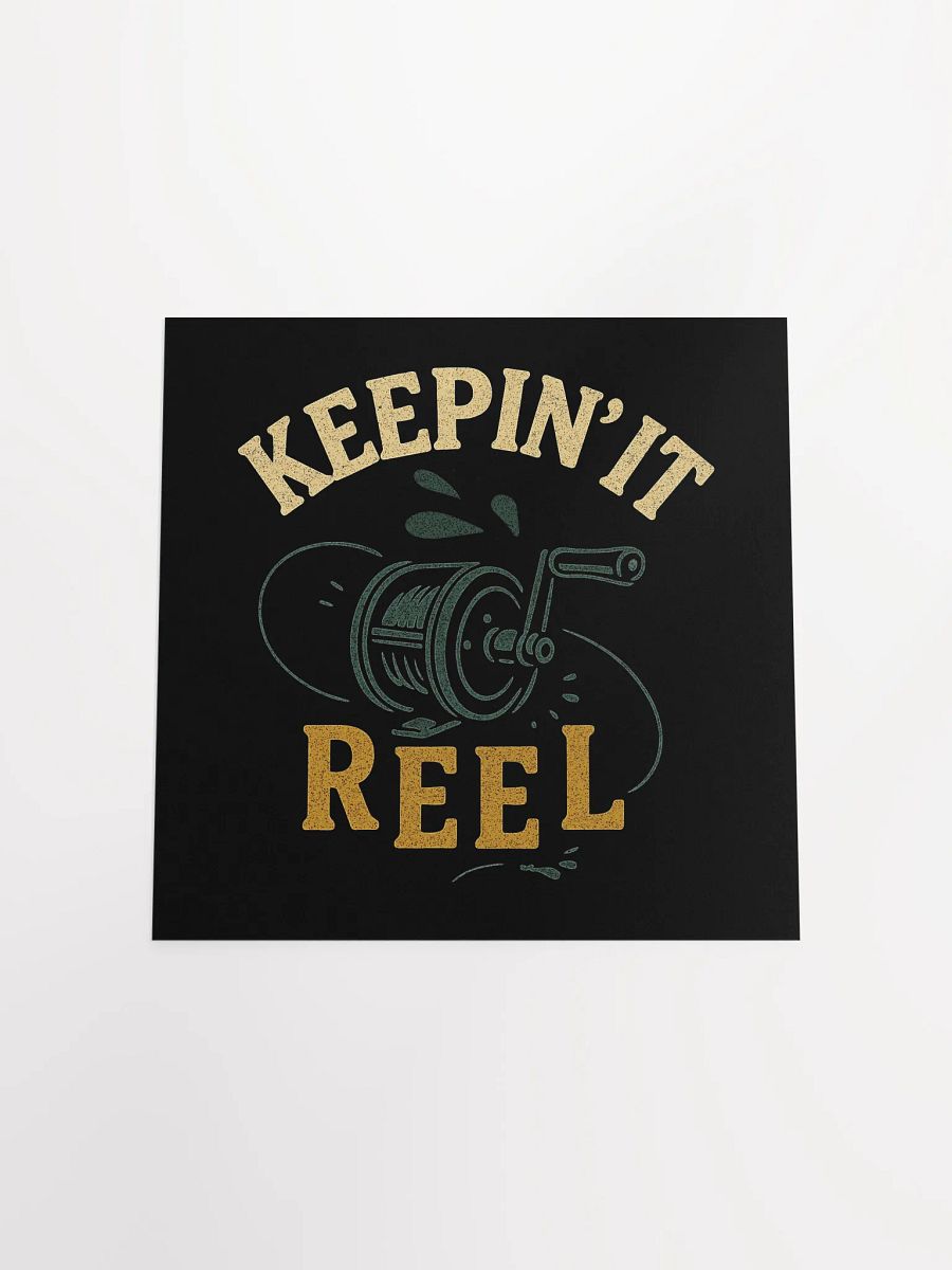 Keepin' It Reel Vintage Poster – Funny Fisherman Wall Art product image (18)