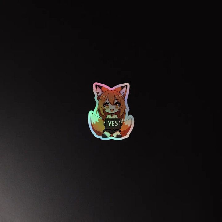 Mercurious YES Holographic Sticker product image (2)