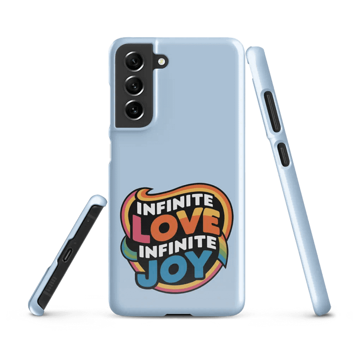 Infinite Love Infinite Joy Snap Case for Samsung (Blue) product image (1)