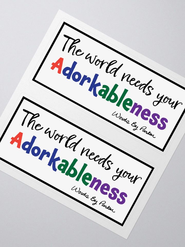 Adorkableness Stickers product image (2)