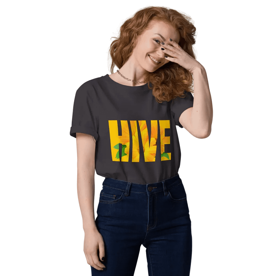 Floral HIVE Organic Tee - 100% cotton product image (175)