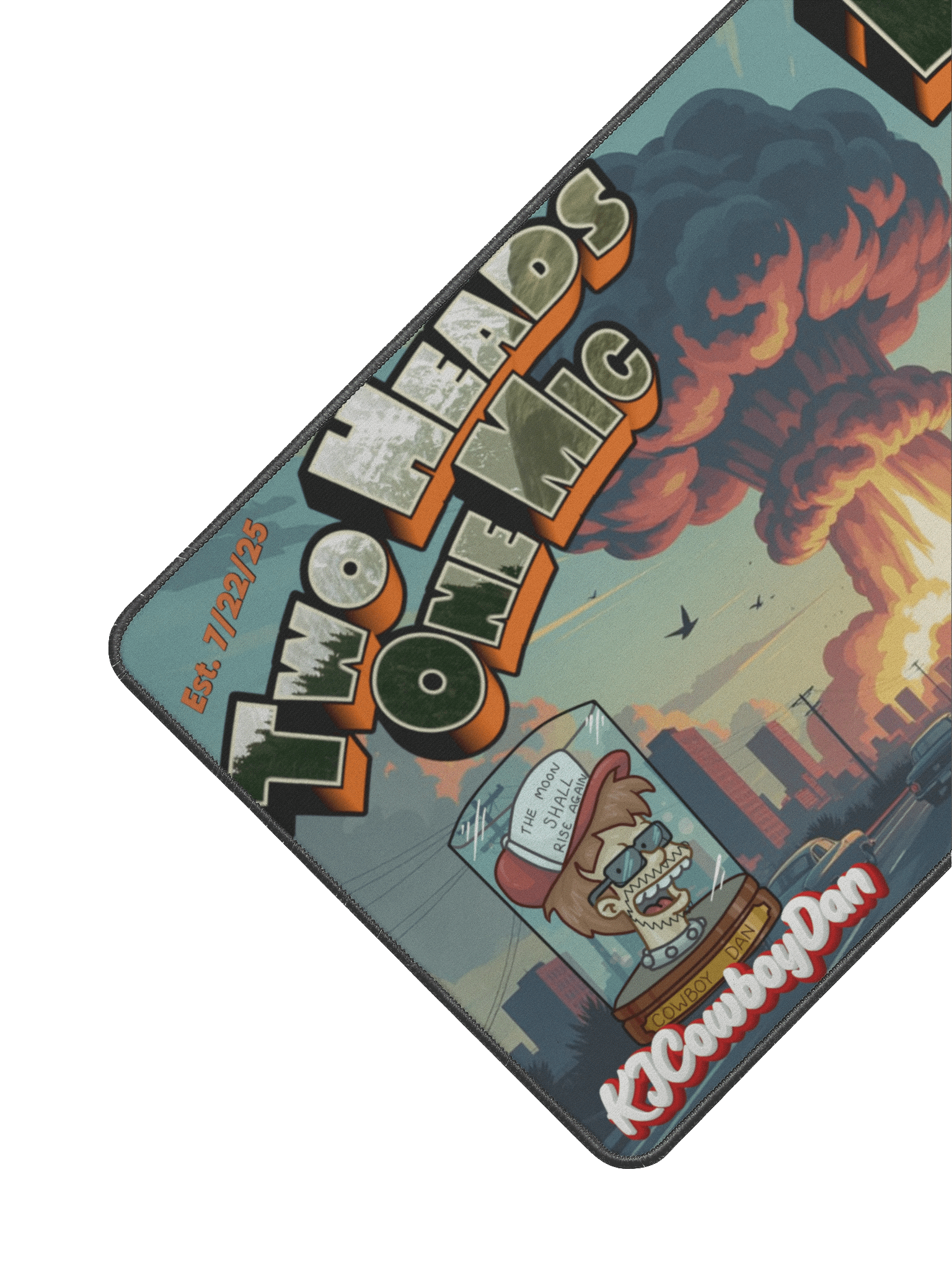 Two Heads Ep. 0 Gaming / Desk Mat product image (2)