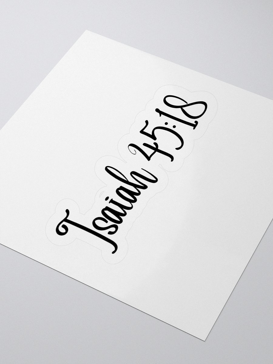 Isaiah 45:18 product image (7)