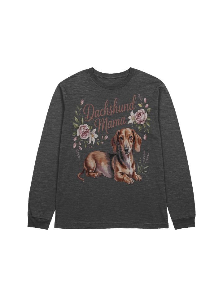 🌸 Floral Dachshund Mama Long-Sleeve T-Shirt product image (1)