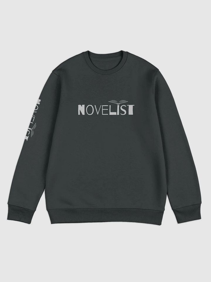 Novelist Silver Text Unisex Sweatshirt product image (1)