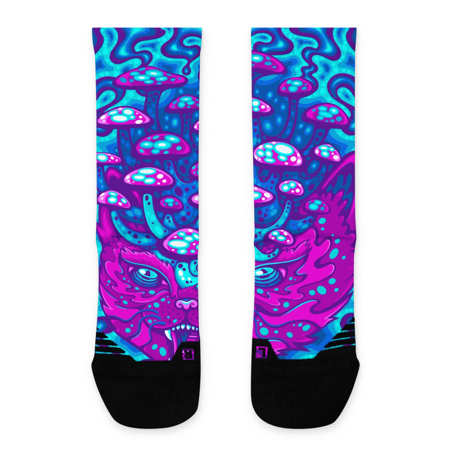 Meowshroomz Basketball Socks product image (1)