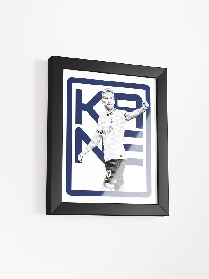 Harry Kane BW Tottenham Hotspur Name Art Framed Print product image (1)