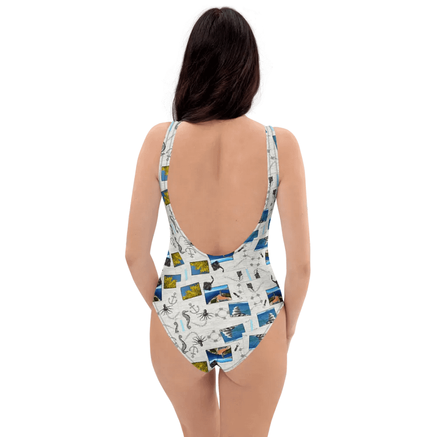 Sea design (photoshop by Dina R.) - One-Piece Swimsuit product image (5)