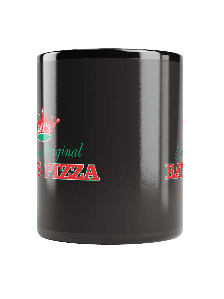 Ray's Pizza Black Glossy Mug product image (6)