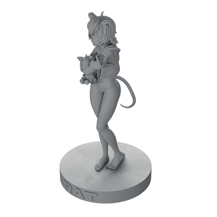 Perl figure - Vertigris character printable .STL product image (2)