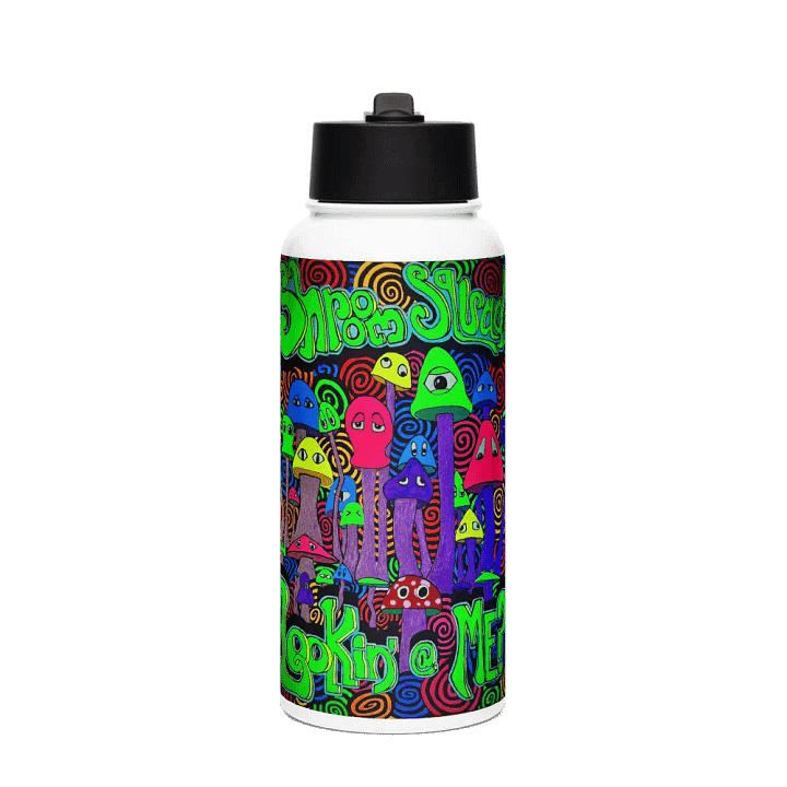Psychedelic Shroom Squad Stainless Steel Bottle product image (1)