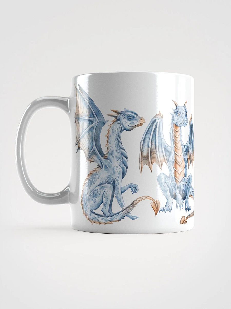 Blue Dragon Dreams White Glossy Mug product image (16)