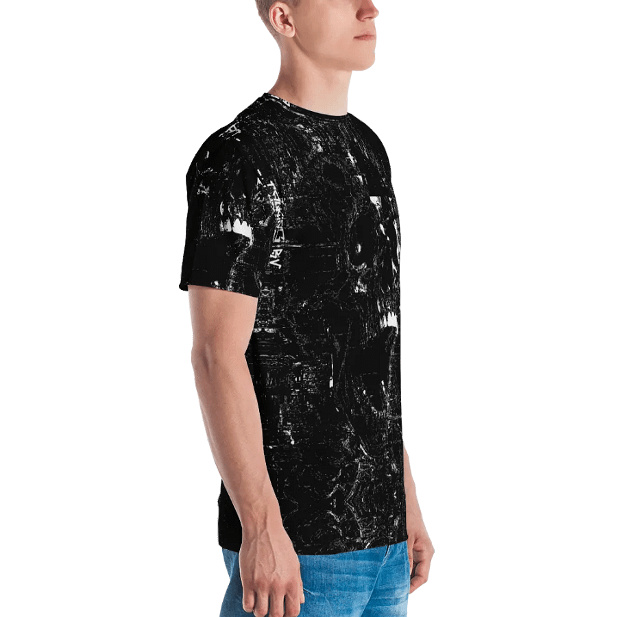 Distorted Chaos All-Over Print Crew Neck T-Shirt Sublicolor 101 product image (3)
