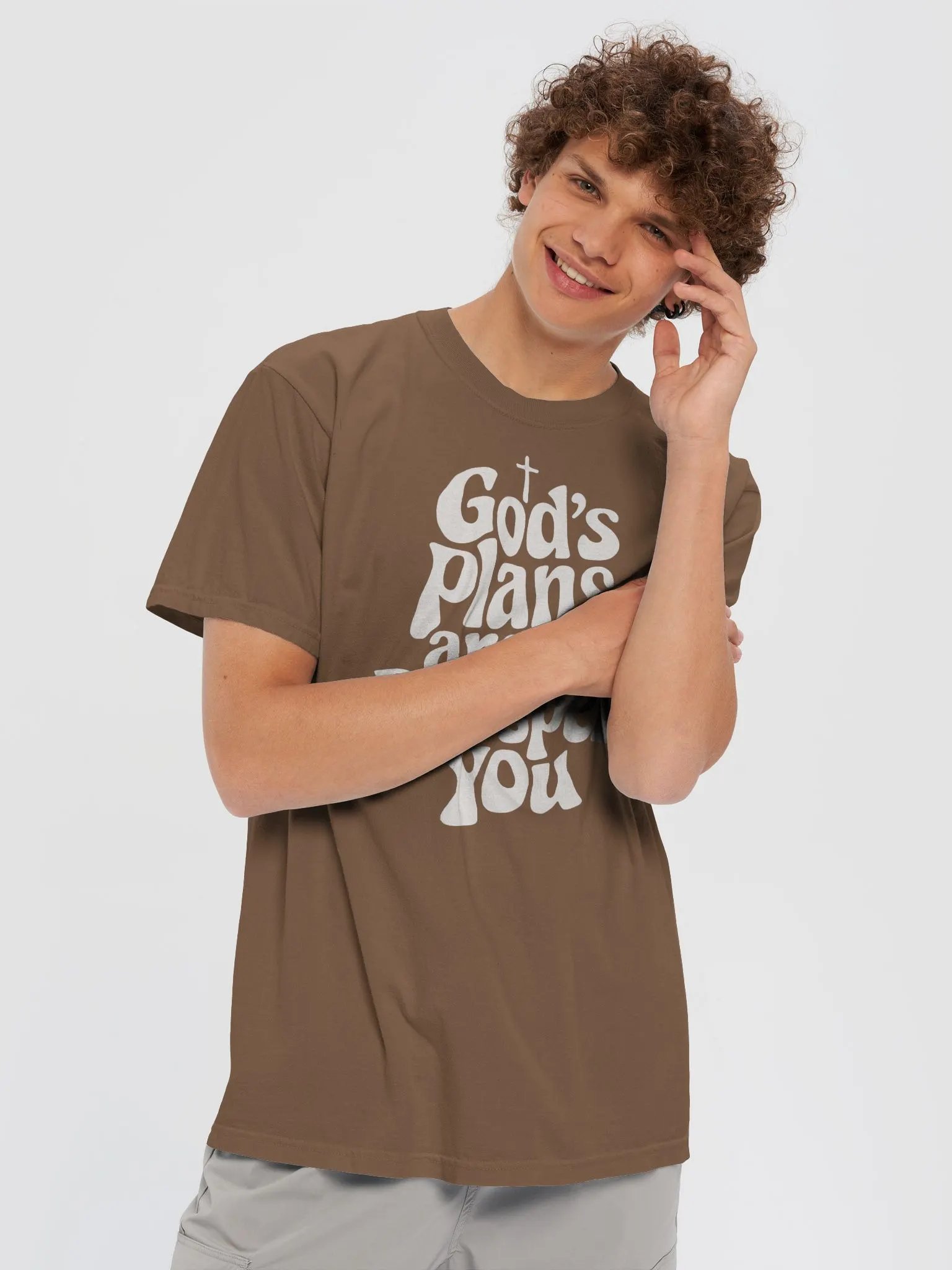 God's Plans Are to Prosper You – Jeremiah 29:11 Bible Verse Comfort Colors T-Shirt product image (6)