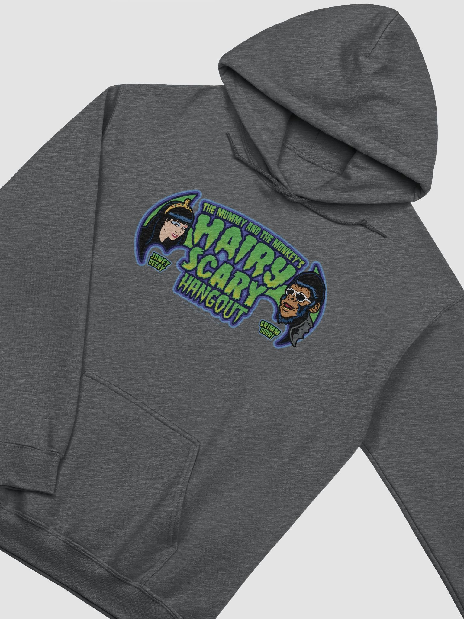 Hairy Scary Gray Hoodie product image (3)
