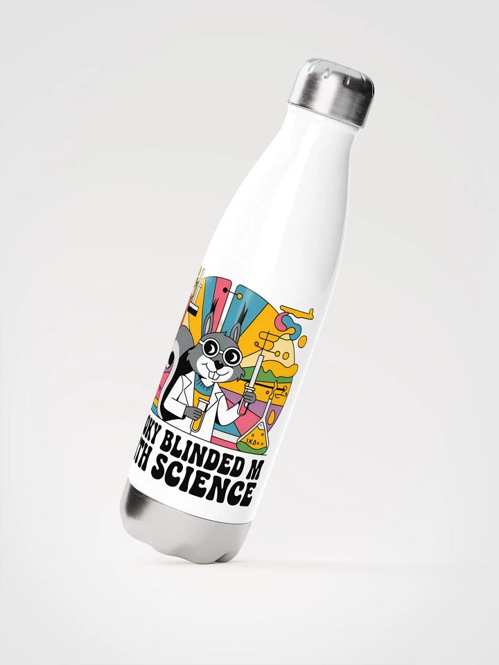 Mad Scientist Squirrel Stainless Steel Water Bottle product image (2)
