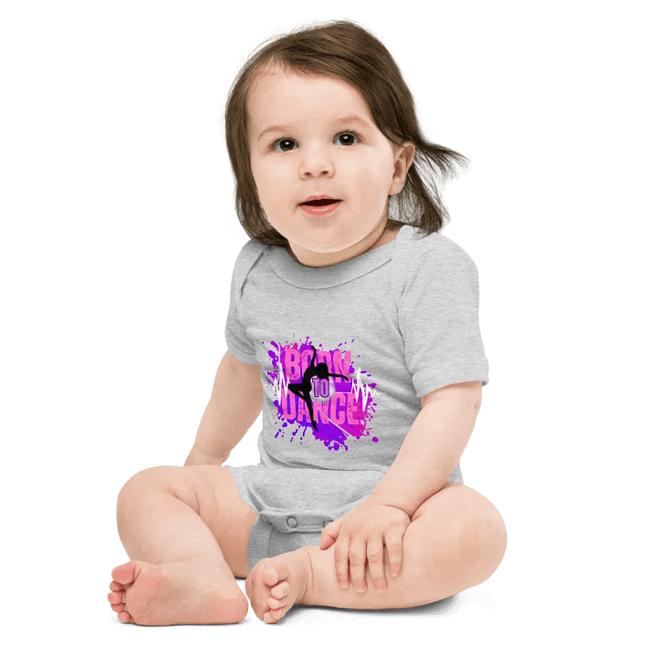 Born to Dance Her Silhouette Baby Onesie product image (35)