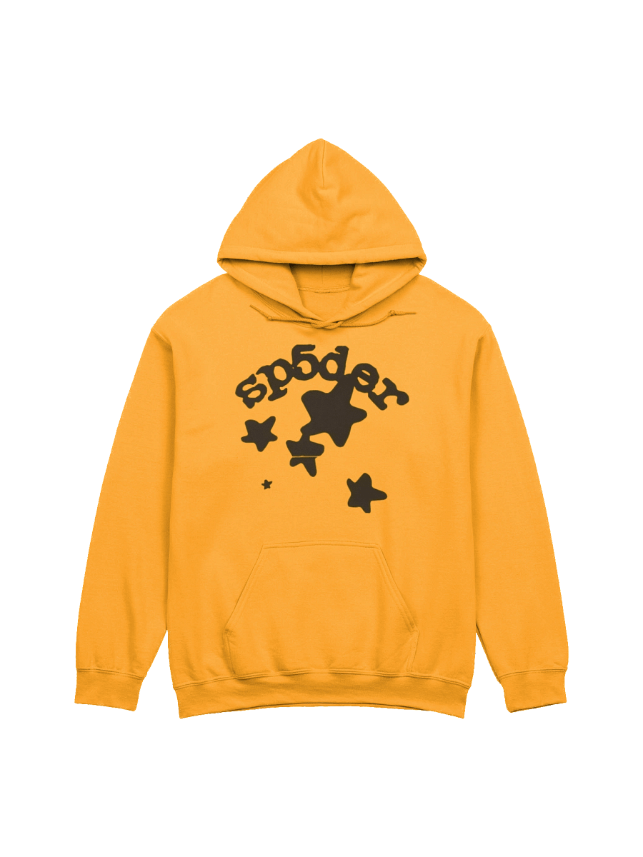 Sp5der Beluga Hoodie Gold product image (1)