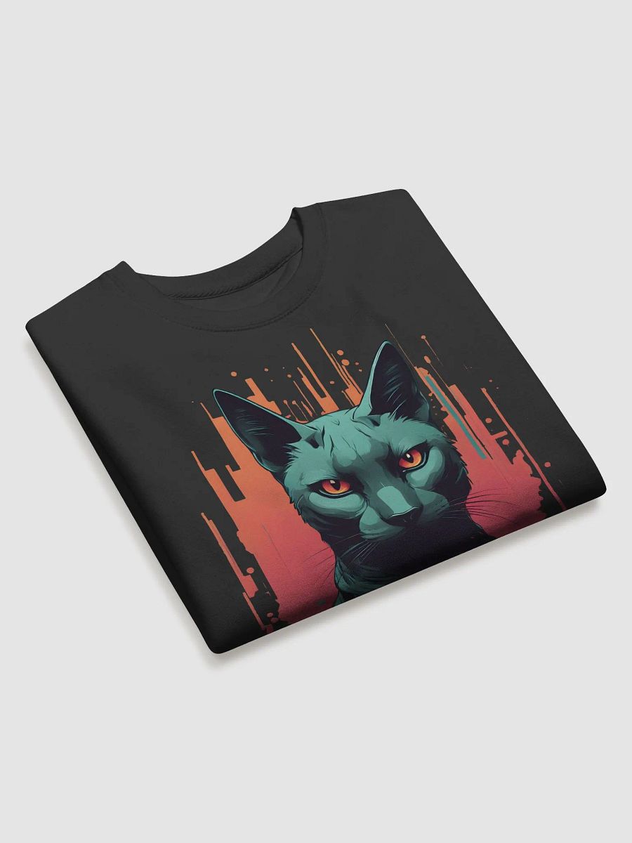 Confident Cat Neon Sunglasses Sweatshirt product image (23)