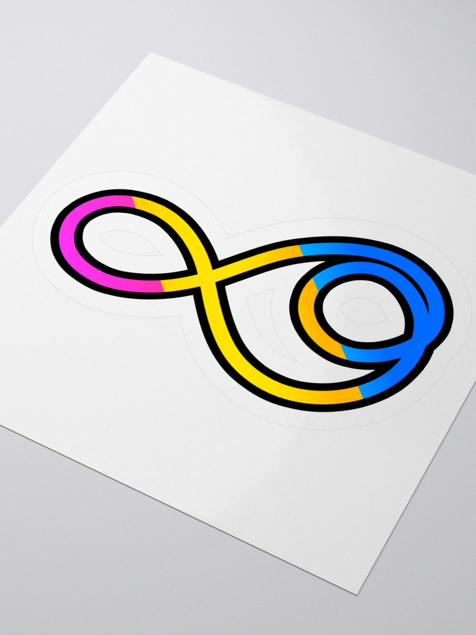 Treble Clef (Pansexual) - Kiss Cut Sticker product image (8)