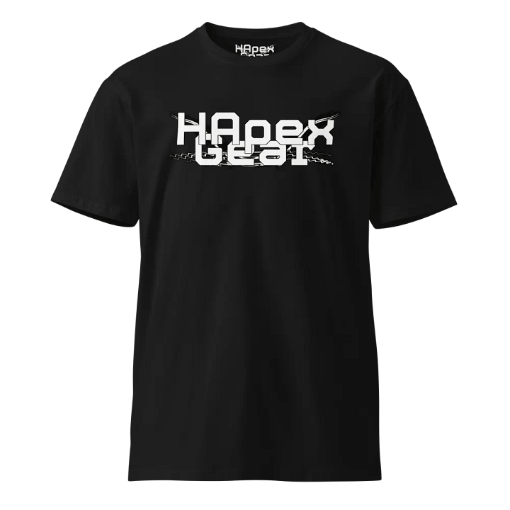 Unisex Premium T-Shirt - Print Embroidered Logo - White HApex Gear White Logo product image (1)