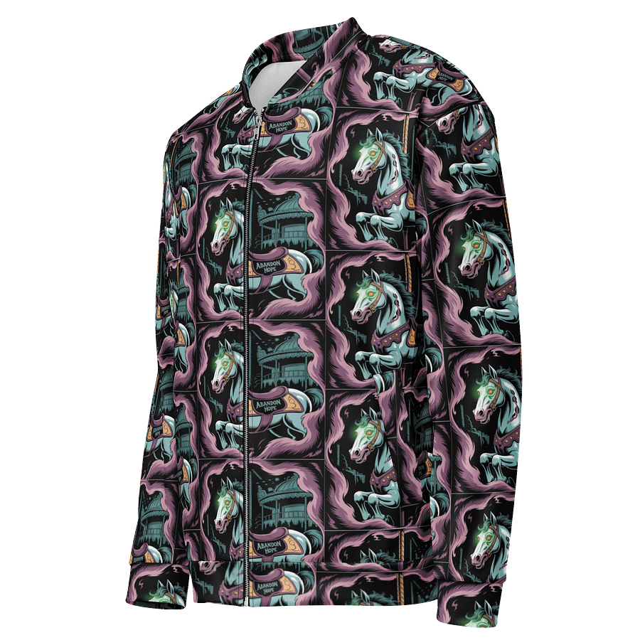 Midnight Veil Designs 'Haunted Carousel' Gothic Bomber Jacket product image (3)