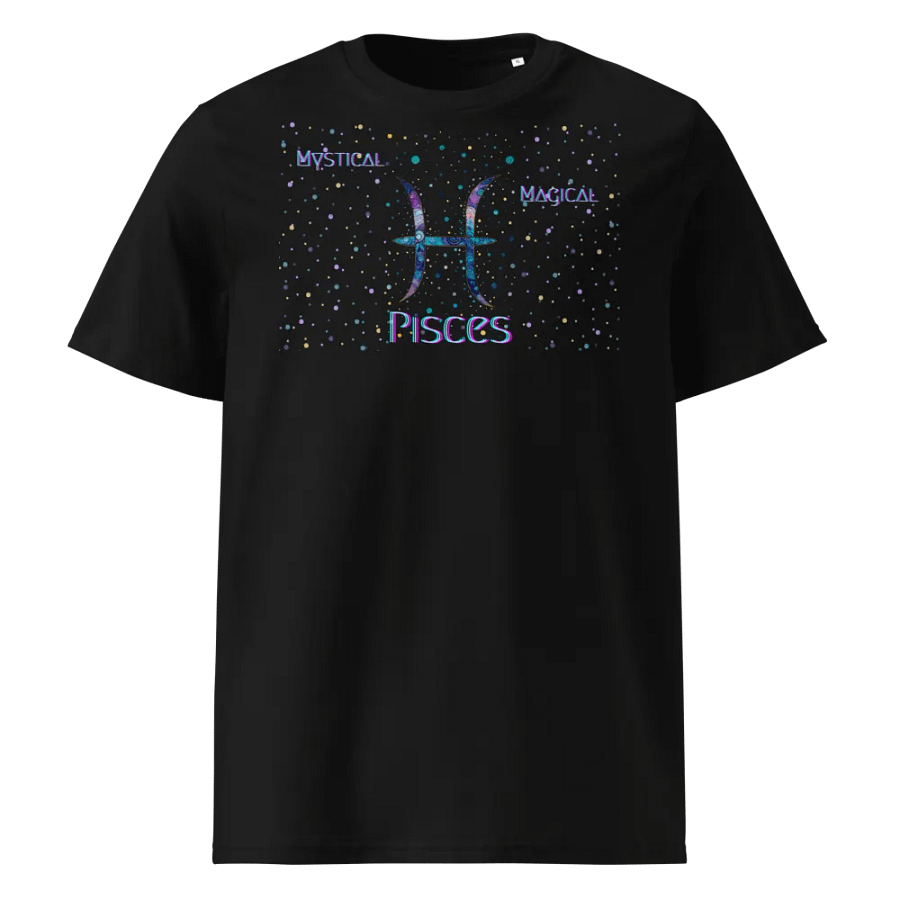 Pisces, Mystical Magical Pisces, Black Tee product image (1)