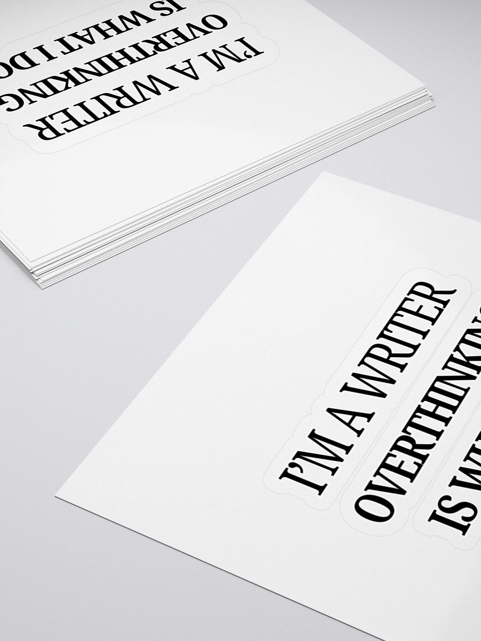 I'm a Writer: Overthinking is What I Do Sticker product image (4)