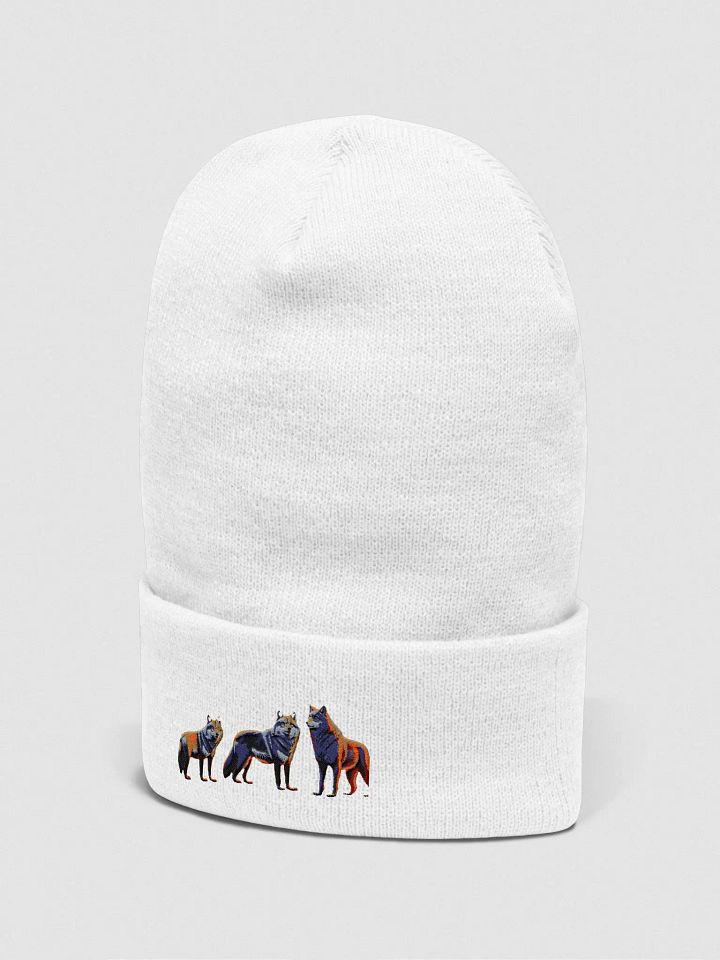 Embrace the Wilderness with the Yupoong Wolf & Bear Cuffed Beanie product image (42)