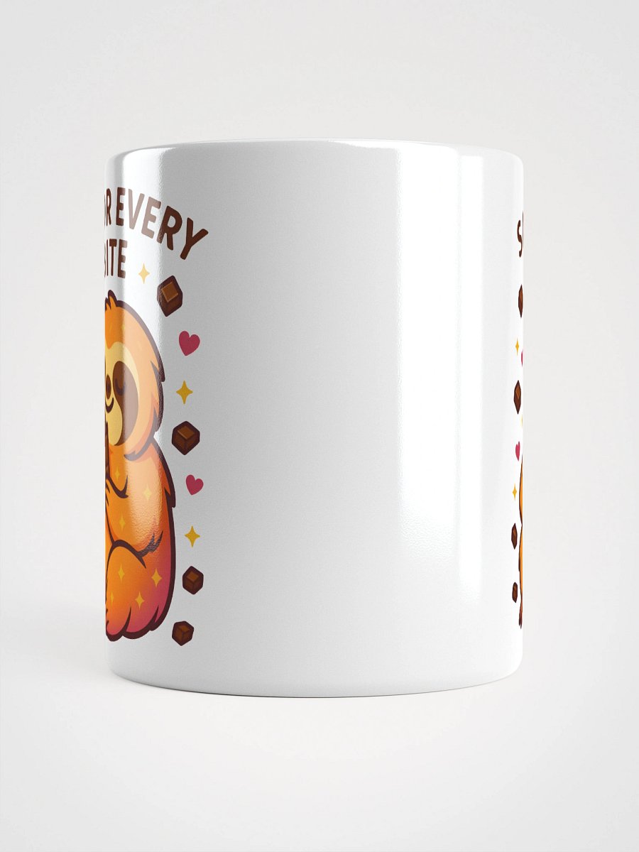 Savor Every Bite Mug – Adorable Sloth with Chocolate Bar for Slow, Sweet Moments product image (5)
