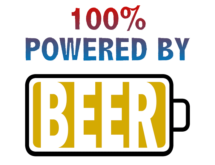 100% Powered By Beer T-Shirt product image (2)